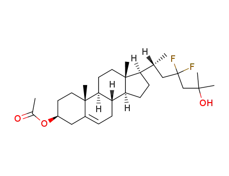 23,23-Difluorocholest-5-ene-3β,25-diol 3-Acetate
