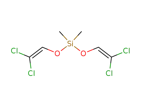 Molecular Structure of 80525-69-5 (Silane, bis[(2,2-dichloroethenyl)oxy]dimethyl-)