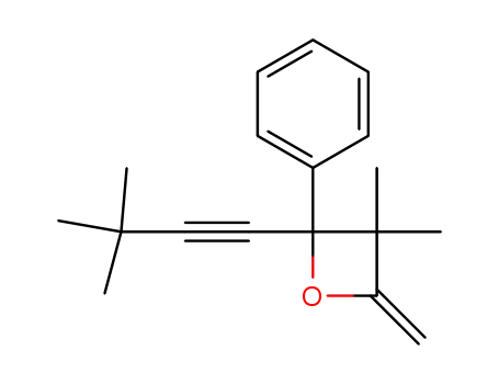 Oxetane, 2-(3,3-dimethyl-1-butynyl)-3,3-dimethyl-4-methylene-2-phenyl-