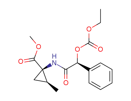 (1R,2S)-1-((S)-2-Ethoxycarbonyloxy-2-phenyl-acetylamino)-2-methyl-cyclopropanecarboxylic acid methyl ester