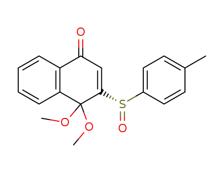 (S)-4,4-dimethoxy-3-p-tolylsulfinyl-1,4-dihydronaphthalene-1-one