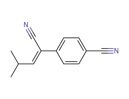 4-((Z)-1-Cyano-3-methyl-but-1-enyl)-benzonitrile