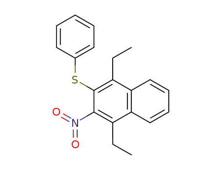 1,4-Diethyl-2-nitro-3-phenylsulfanyl-naphthalene
