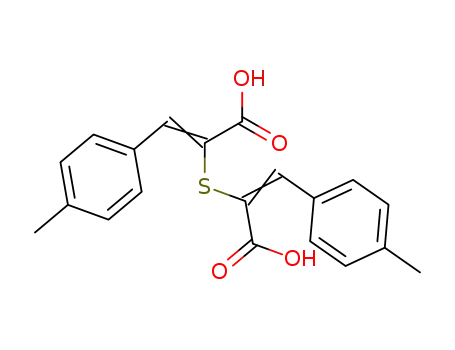 4,4'-dimethyl-α,α'-sulfanediyl-di-cinnamic acid