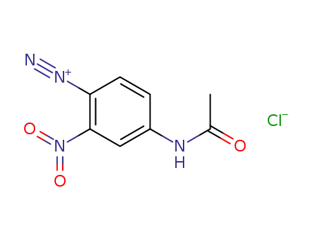 4-acetylamino-2-nitro-benzenediazonium; chloride