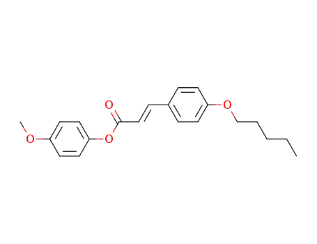2-Propenoic acid, 3-[4-(pentyloxy)phenyl]-, 4-methoxyphenyl ester, (E)-