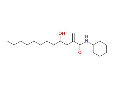 4-Hydroxy-2-methylene-dodecanoic acid cyclohexylamide