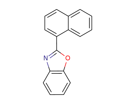 Molecular Structure of 3164-18-9 (2-naphthalen-1-yl-benzooxazole)