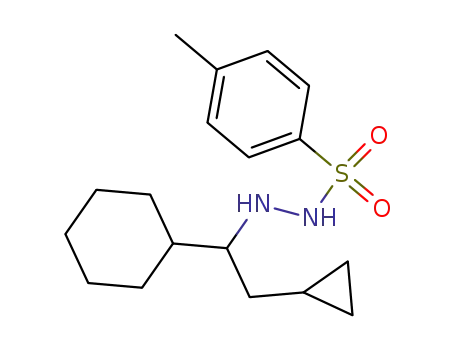 Benzenesulfonic acid, 4-methyl-,
2-(1-cyclohexyl-2-cyclopropylethyl)hydrazide
