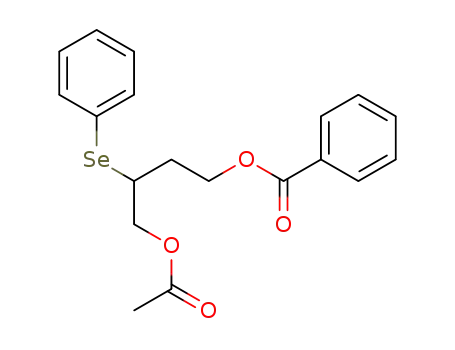 Benzoic acid 4-acetoxy-3-phenylselanyl-butyl ester