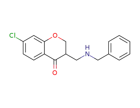 3-benzylaminomethyl-7-chloro-chroman-4-one