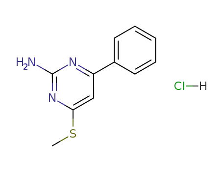 2-Amino-4-methylthio-6-phenylpyrimidiniumchlorid