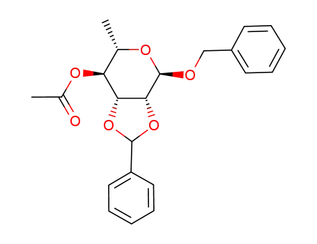 benzyl 4-O-acetyl-exo,endo-2,3-O-benzylidene-α-L-rhamnopyranoside
