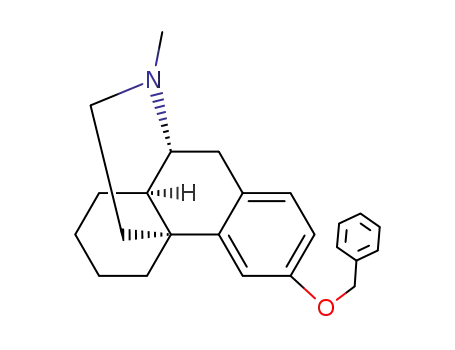 Molecular Structure of 98985-27-4 (<i>rac</i>-3-benzyloxy-17-methyl-morphinane)