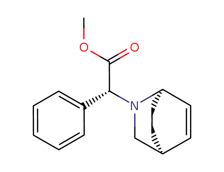 N-<(R)-α-Methoxycarbonylbenzyl>-(1R,4S)-2-azabicyclo<2.2.2>oct-5-en