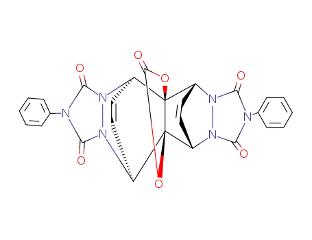 2,9-diphenyl-5<i>r</i>,13<i>c</i>;6<i>t</i>,12<i>t</i>-dietheno-5a<i>c</i>,12a<i>c</i>-[1,3]dioxapropano-[1,2,4]triazolo[1,2-<i>a</i>][1,2,4]triazolo[1',2':1,2]pyridazino[4,5-<i>d</i>]pyridazine-1,3,8,10,18-pentaone