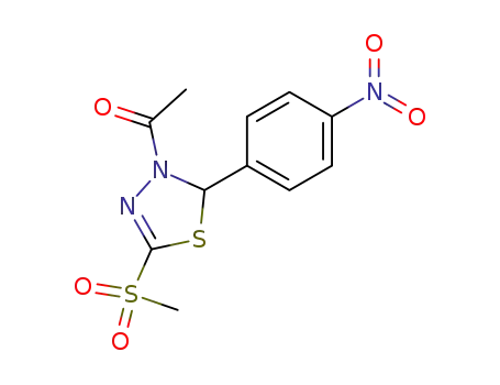 1-[5-Methanesulfonyl-2-(4-nitro-phenyl)-[1,3,4]thiadiazol-3-yl]-ethanone