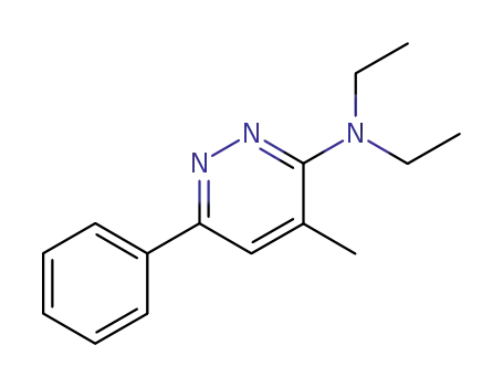3-Pyridazinamine, N,N-diethyl-4-methyl-6-phenyl-