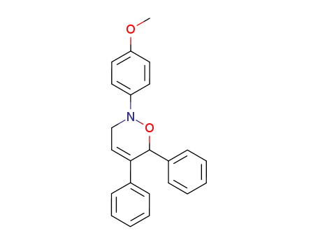 2-(4-methoxy-phenyl)-5,6-diphenyl-3,6-dihydro-2<i>H</i>-[1,2]oxazine