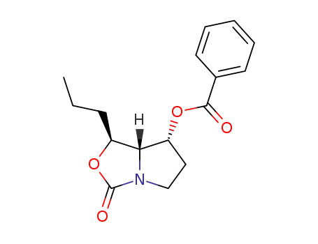 4-exo-propyl-6-endo-(benzoyloxy)-1-aza-3-oxabicyclo<3.3.0>octan-2-one