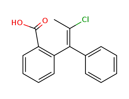 2-((<i>E</i>)-2-chloro-1-phenyl-propenyl)-benzoic acid