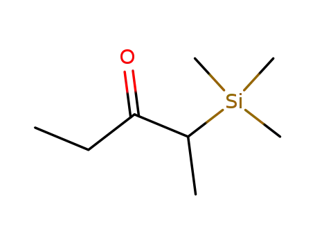 3-Pentanone, 2-(trimethylsilyl)-
