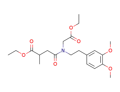 <i>N</i>-(3-ethoxycarbonyl-butyryl)-<i>N</i>-(3,4-dimethoxy-phenethyl)-glycine ethyl ester