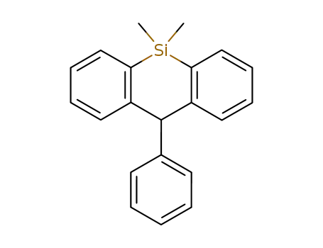 Molecular Structure of 52328-87-7 (9-Silaanthracene, 9,10-dihydro-9,9-dimethyl-10-phenyl-)