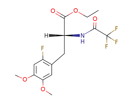 (R)-3-(2-Fluoro-4,5-dimethoxy-phenyl)-2-(2,2,2-trifluoro-acetylamino)-propionic acid ethyl ester