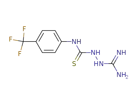 Molecular Structure of 46914-77-6 (1-Guanyl-4-(4-trifluormethyl-phenyl)-thiosemicarbazid)