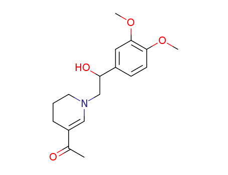 1-<2-(3,4-dimethoxyphenyl)-2-hydroxyethyl>-1,2,3,4-tetrahydro-5-pyridyl methyl ketone