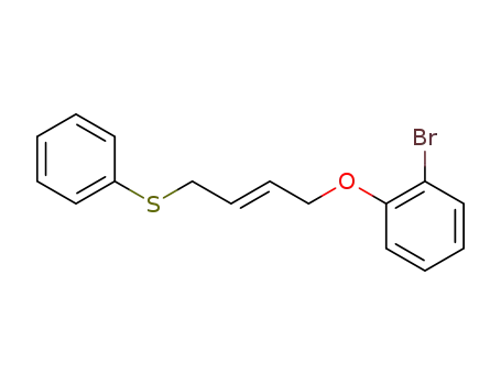 1-Bromo-2-((E)-4-phenylsulfanyl-but-2-enyloxy)-benzene