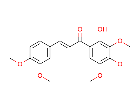 2-Propen-1-one, 3-(3,4-dimethoxyphenyl)-1-(2-hydroxy-3,4,5-trimethoxyphenyl)-
