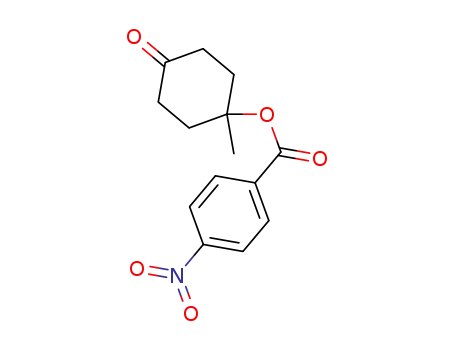 4-methyl-4-(4-nitro-benzoyloxy)-cyclohexanone