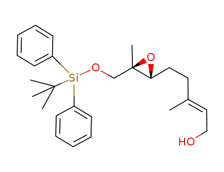 (E)-5-[(2R,3R)-3-(tert-Butyl-diphenyl-silanyloxymethyl)-3-methyl-oxiranyl]-3-methyl-pent-2-en-1-ol