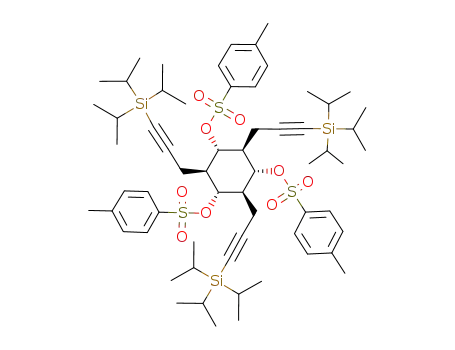 scyllo-2,4,6-tris(3-triisopropylsilylprop-2-yn-1-yl)cyclohexane-1,3,5-triol tris(4-methylbenzenesulfonate)