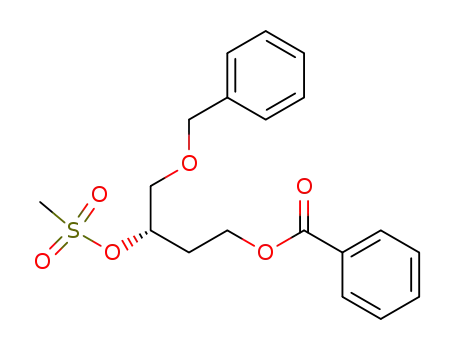 1,3-Butanediol, 4-(phenylmethoxy)-, 1-benzoate 3-methanesulfonate