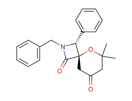 5-Oxa-2-azaspiro[3.5]nonane-1,8-dione,
6,6-dimethyl-3-phenyl-2-(phenylmethyl)-, cis-