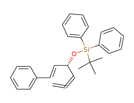 Silane,
(1,1-dimethylethyl)diphenyl[[1-(2-phenylethenyl)-2,3-butadienyl]oxy]-,
(S)-