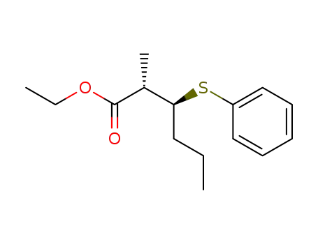 erythro-2-methyl-3-(phenylthio)hexanoic acid methyl ester
