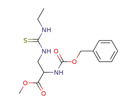 2-Benzyloxycarbonylamino-3-(3-ethyl-thioureido)-propionic acid methyl ester