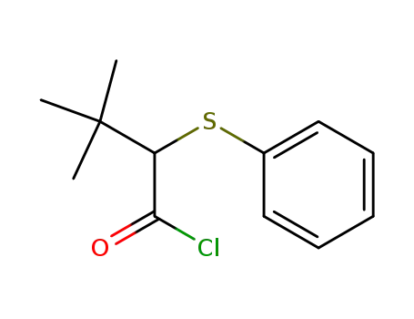 Butanoyl chloride, 3,3-dimethyl-2-(phenylthio)-