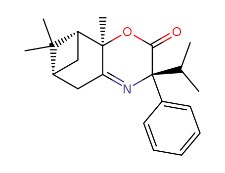 (1R,2R,5S,9R)-5-Isopropyl-2,10,10-trimethyl-5-phenyl-3-oxa-6-aza-tricyclo[7.1.1.0<sup>2,7</sup>]undec-6-en-4-one