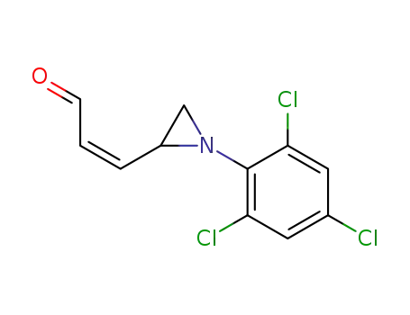 (Z)-3-[1-(2,4,6-Trichloro-phenyl)-aziridin-2-yl]-propenal