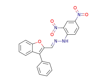 3-phenyl-benzofuran-2-carbaldehyde-(2,4-dinitro-phenylhydrazone)