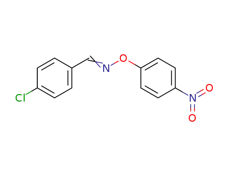 Molecular Structure of 38100-36-6 (O-(4-Nitrophenyl)-4-chlorbenzaldoxim)