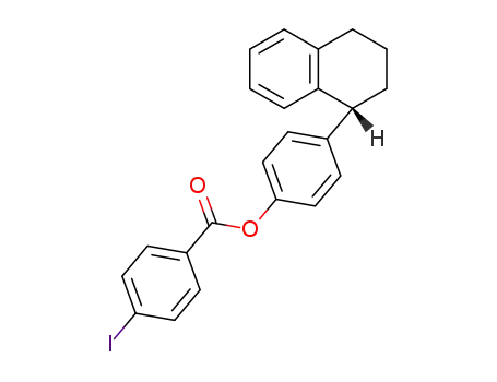 4-Iodo-benzoic acid (R)-4-(1,2,3,4-tetrahydro-naphthalen-1-yl)-phenyl ester