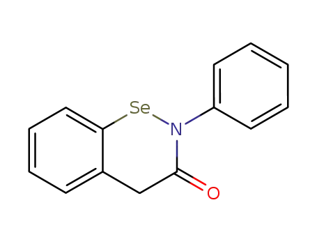 Molecular Structure of 143364-06-1 (2H-1,2-Benzoselenazin-3(4H)-one, 2-phenyl-)