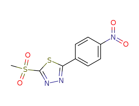 2-Methanesulfonyl-5-(4-nitro-phenyl)-[1,3,4]thiadiazole