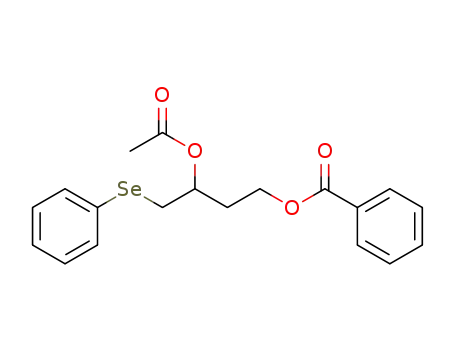 Benzoic acid 3-acetoxy-4-phenylselanyl-butyl ester
